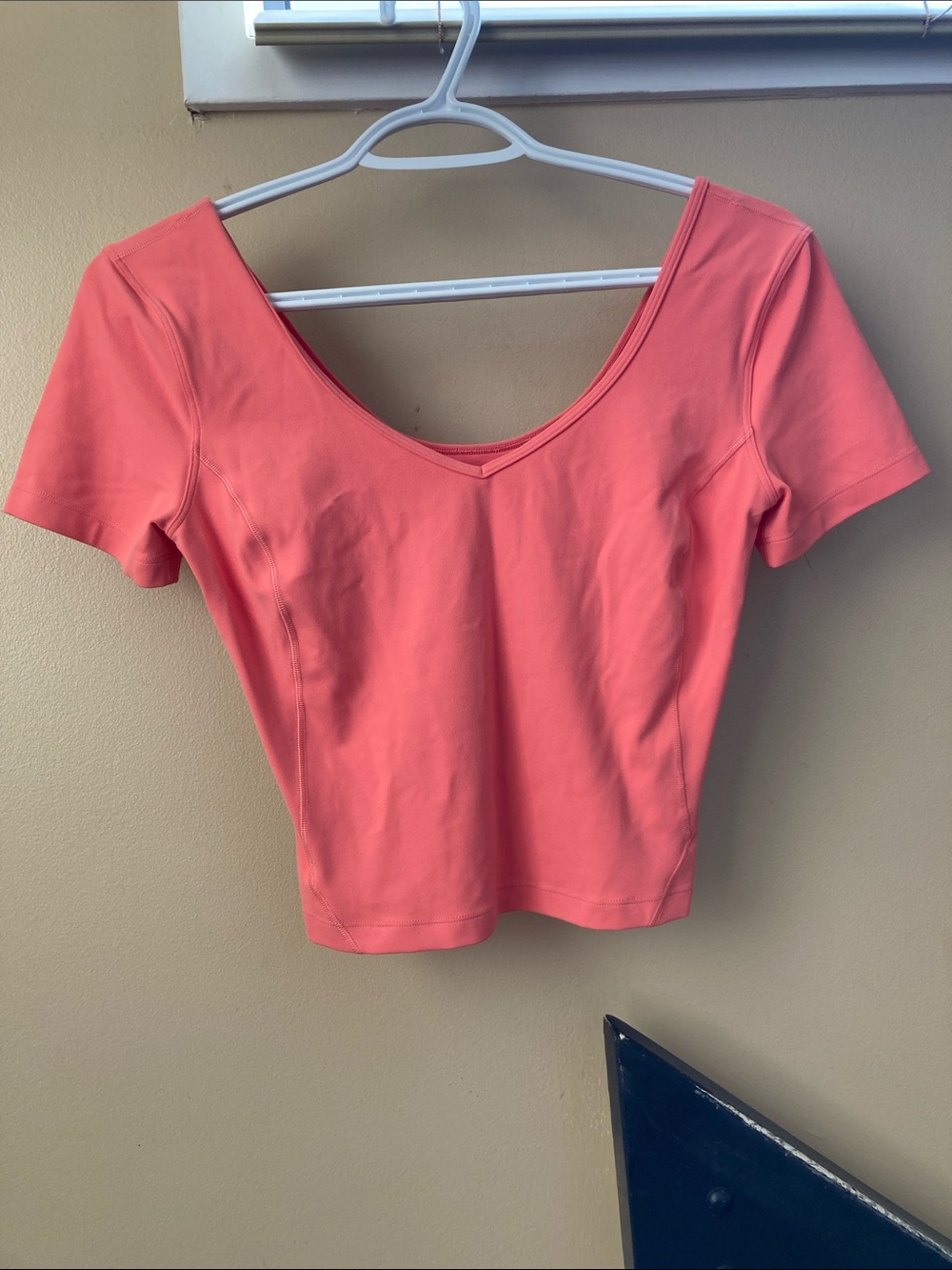 Lululemon align top T-shirt 2/4 XS coral pale raspberry EUC tee